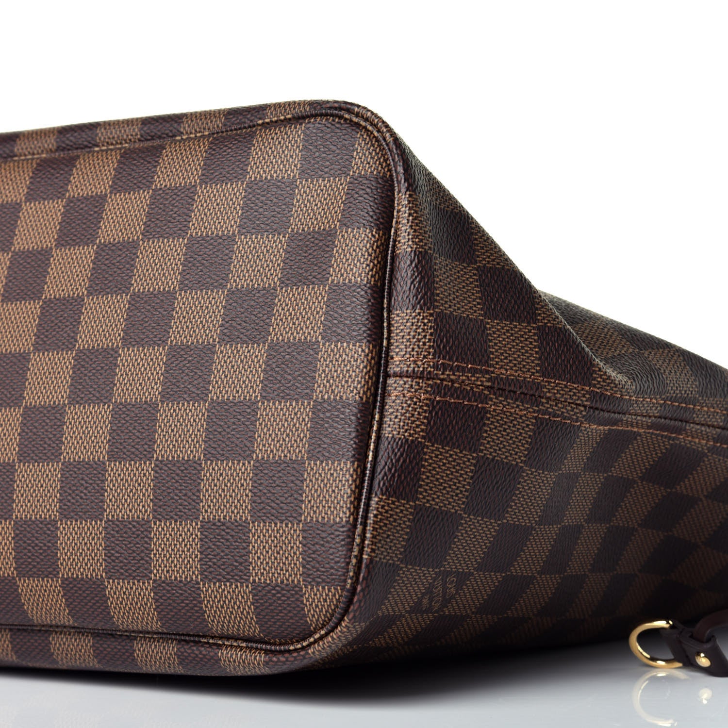 Louis Vuitton Damier Ebene Neo Neverfull MM Rose Ballerine 8 of 9