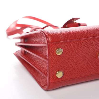 Saint Laurent Grained Calfskin Nano Sac De Jour New Red 8 of 10