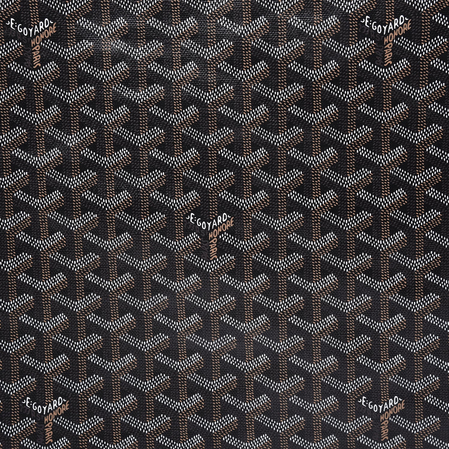 Goyard Goyardine Senat Pochette GM Black 8 of 9