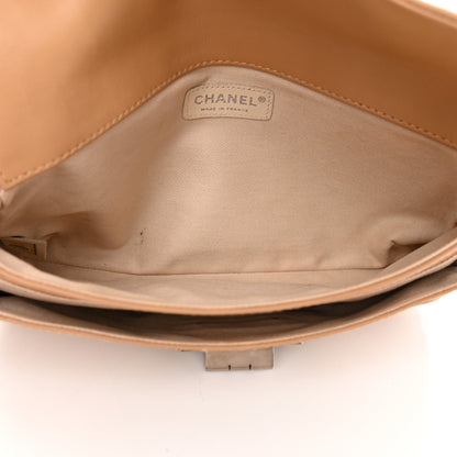 Chanel Lambskin Mademoiselle Chocolate Bar Shoulder Bag Beige 5 of 16