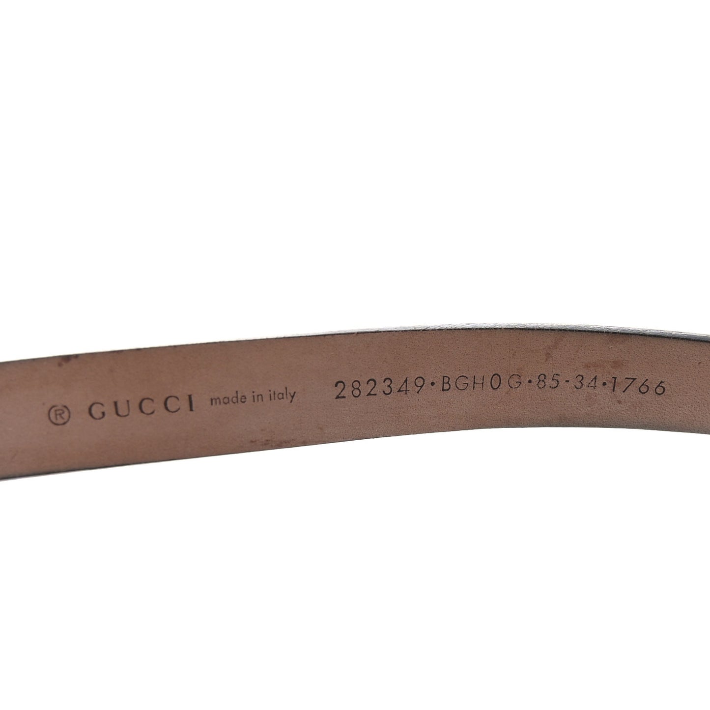 Calfskin Horsebit Skinny Belt 85 34 Brown