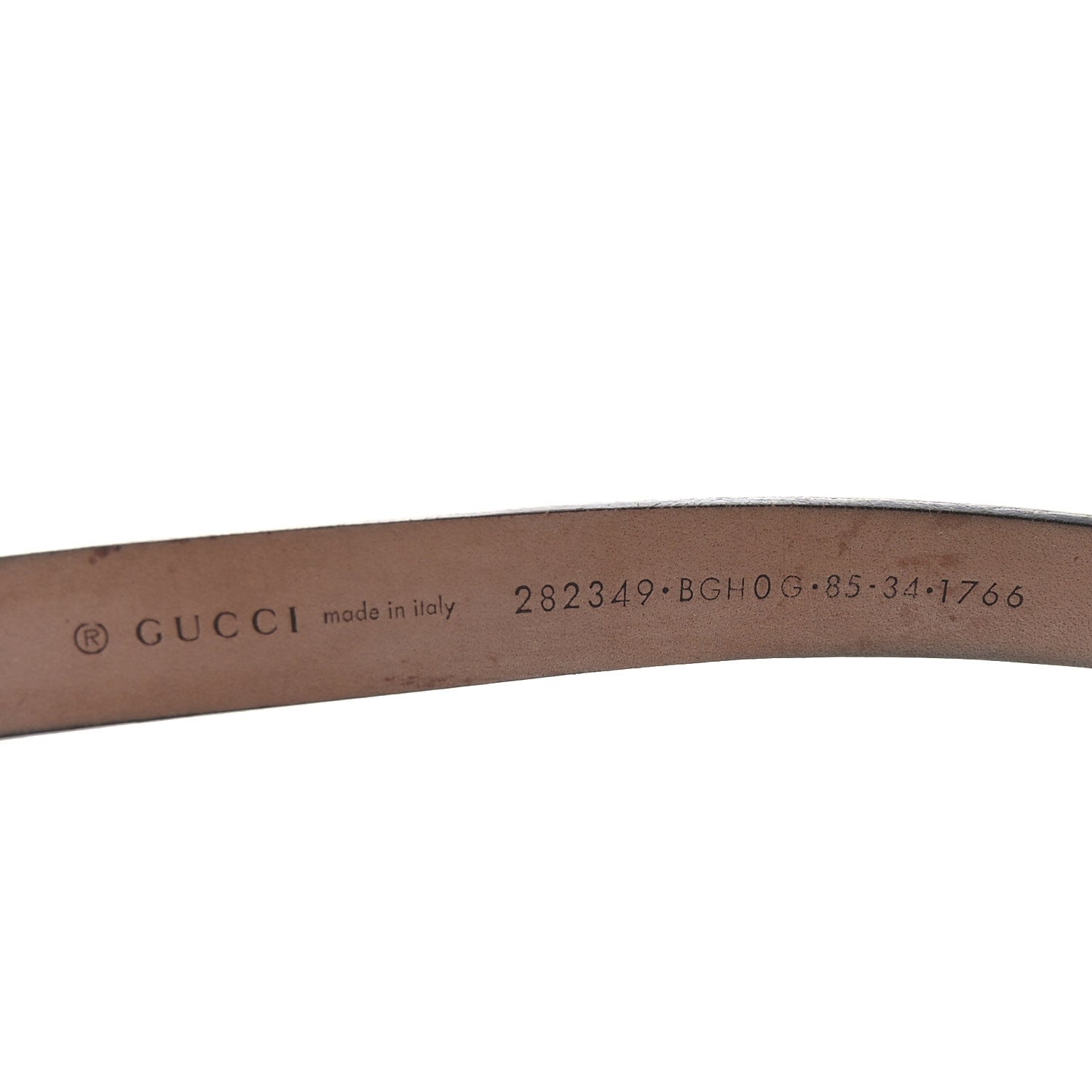 Gucci Calfskin Horsebit Skinny Belt 85 34 Brown 5 of 6