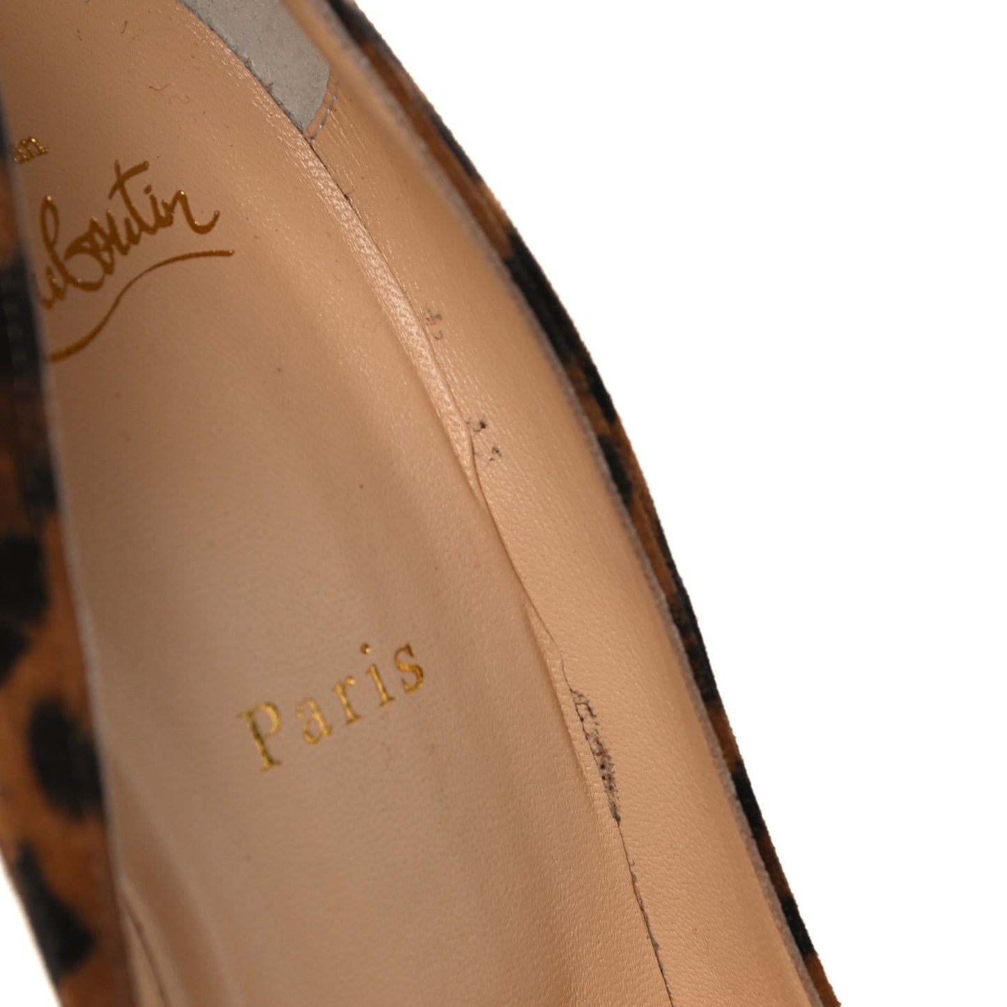 Veau Velours Pigalle Follies 100 Pumps 41 Leopard