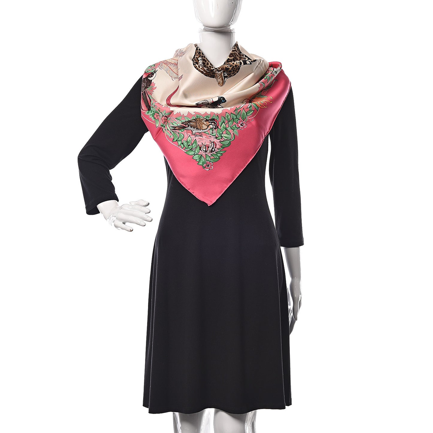 Silk Jungle Love Scarf 90