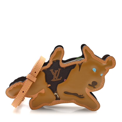 Louis Vuitton X TYLER THE CREATOR Monogram Craggy Dog On Strap Chocolate 1 of 9