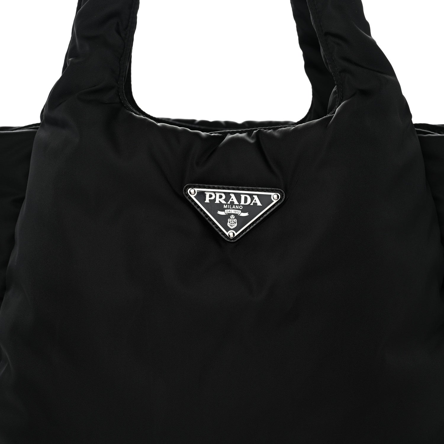 Prada Re-Nylon Padded Large Tote Black 1834227 – FASHIONPHILE