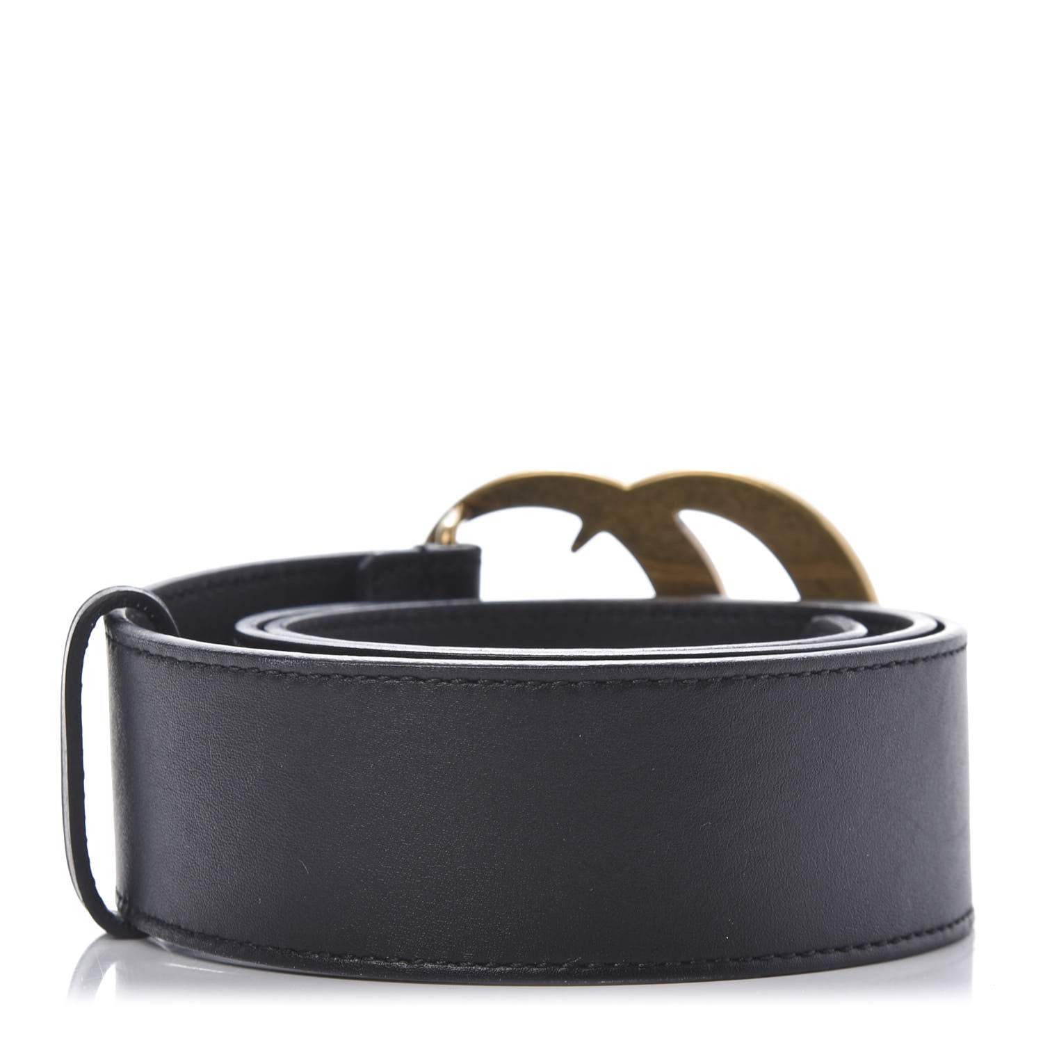 Gucci Calfskin Double G 40mm Belt 70 28 Black 2 of 6
