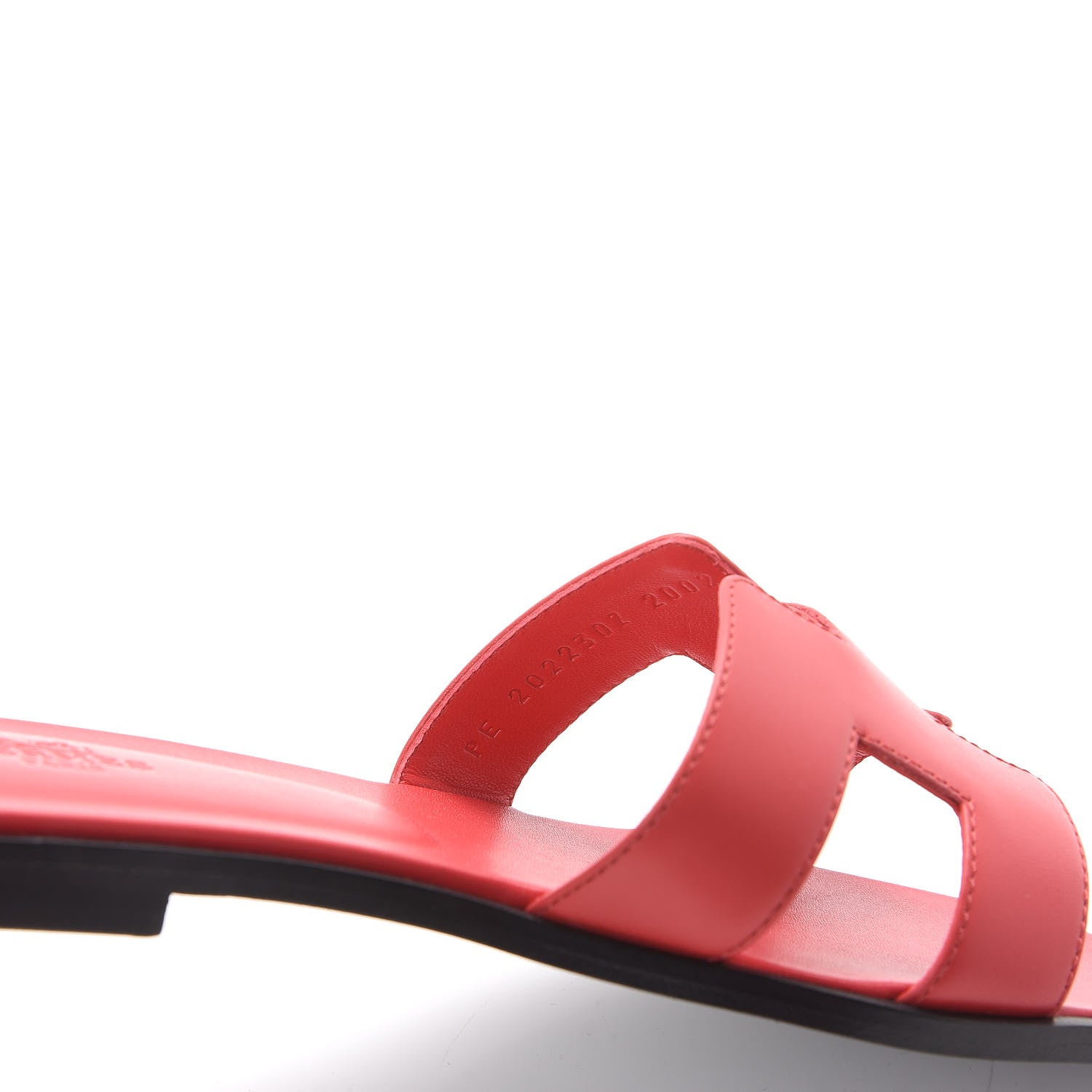 Hermes Calfskin Oran Sandals 40 Rose Cotinga 8 of 9