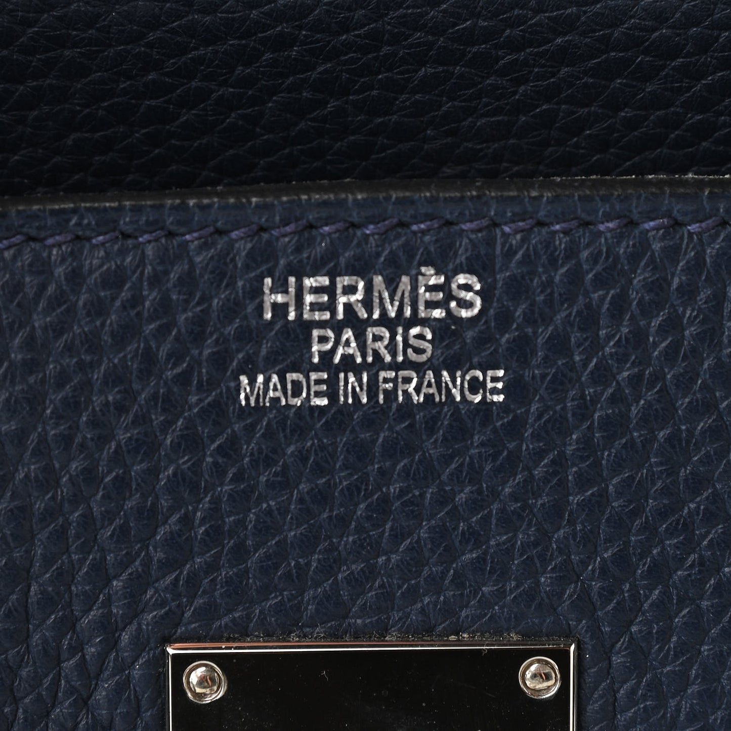 Taurillon Clemence JPG Shoulder Birkin II 42 Bleu Marine