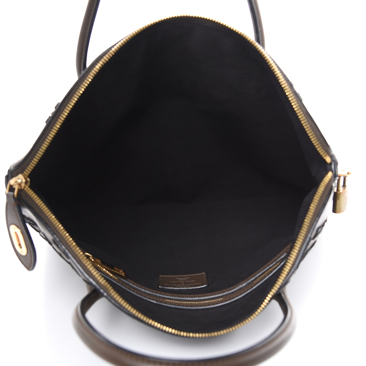 Monogram Addiction Vertical Lockit MM Brown