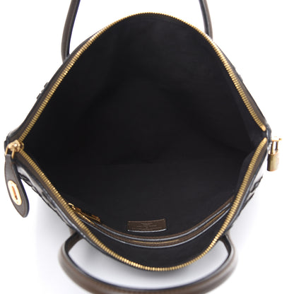 Louis Vuitton Monogram Addiction Vertical Lockit MM Brown 5 of 18