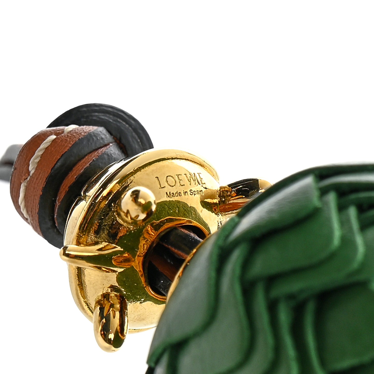 Calfskin Dice Turtle Bag Charm