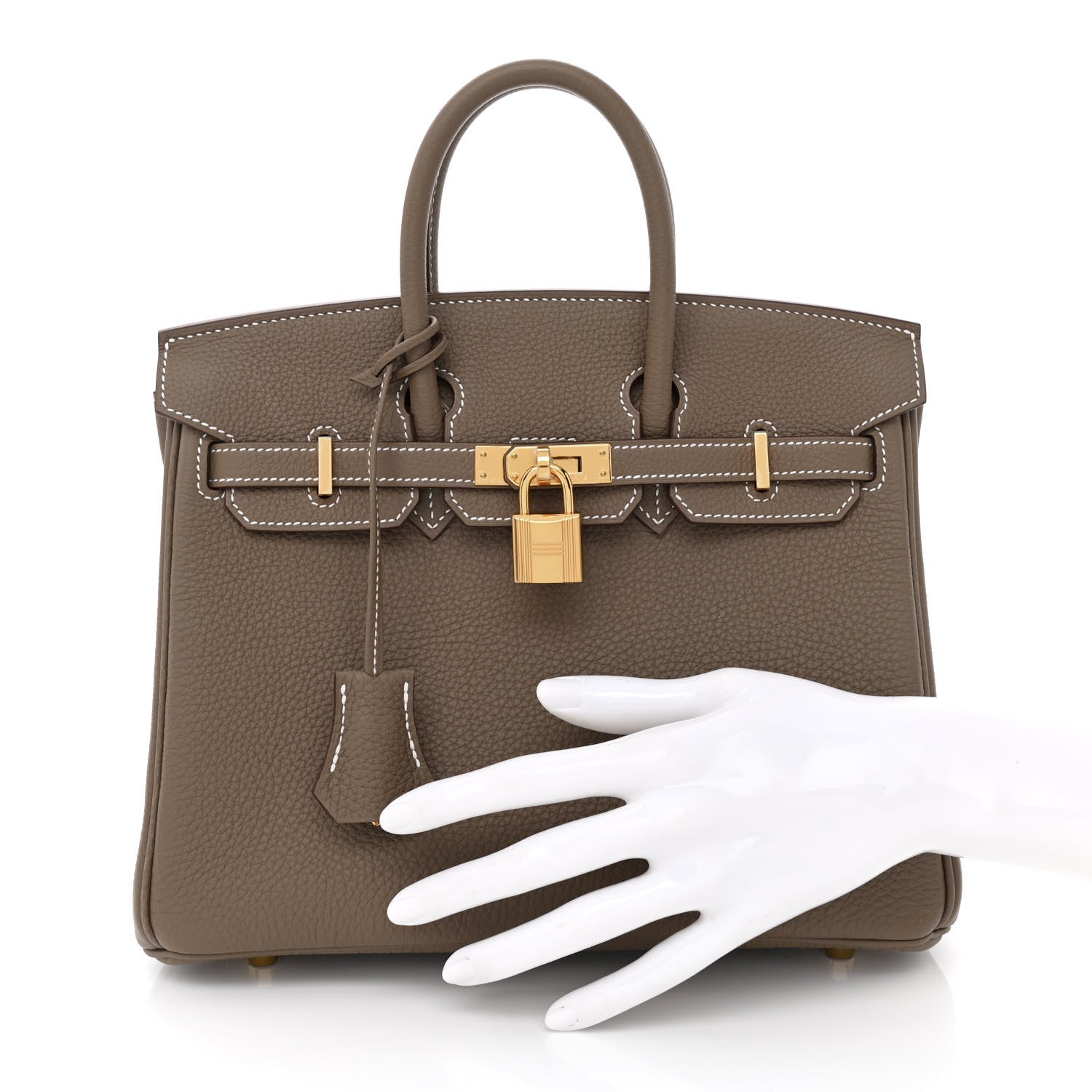 Hermes Togo Birkin 25 Etoupe 3 of 12