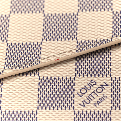 Louis Vuitton Damier Azur Sarah Wallet NM 7 of 8