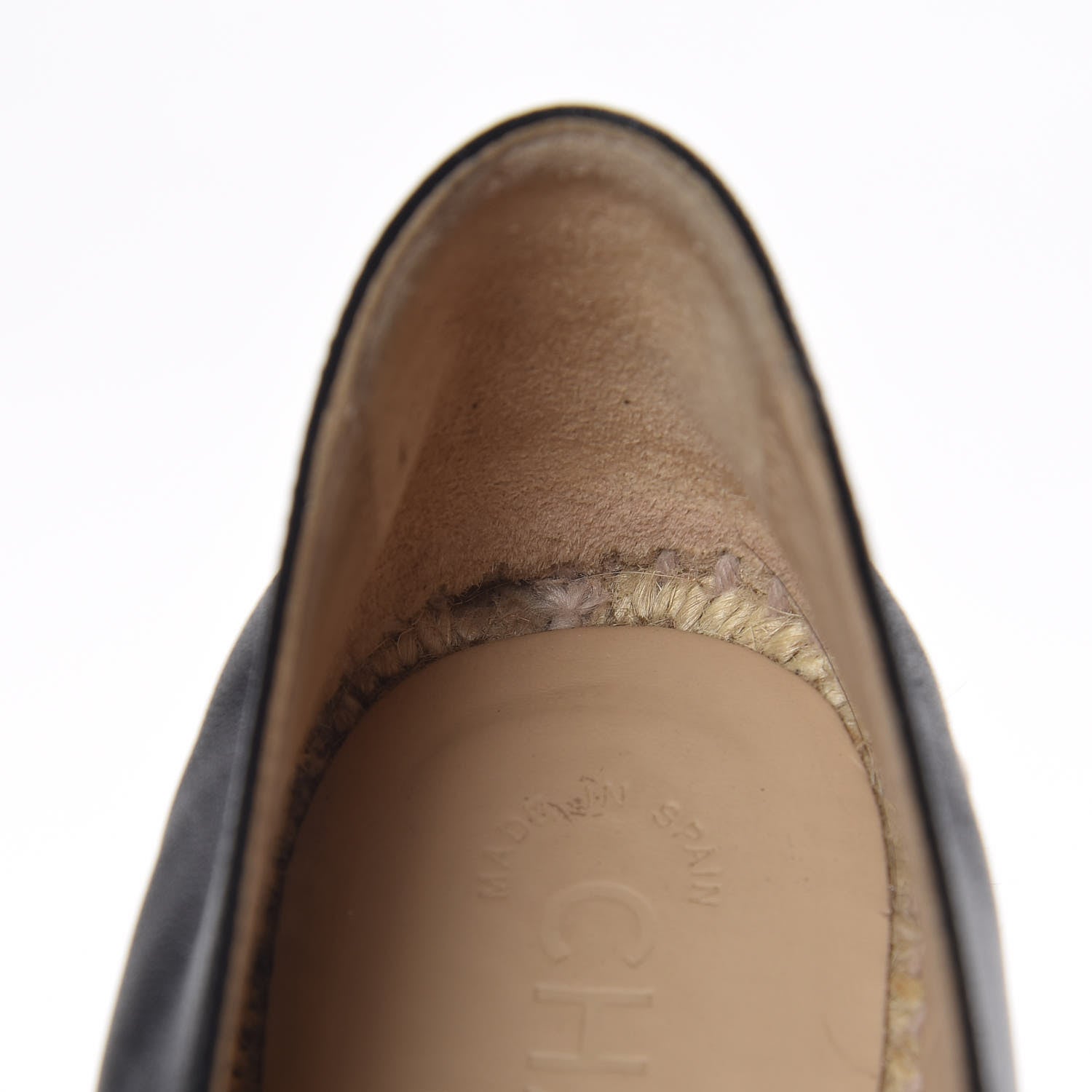 Chanel Lambskin CC Espadrilles 36 Black 13 of 14