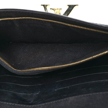 Louis Vuitton Patent Louise Clutch Black 6 of 12