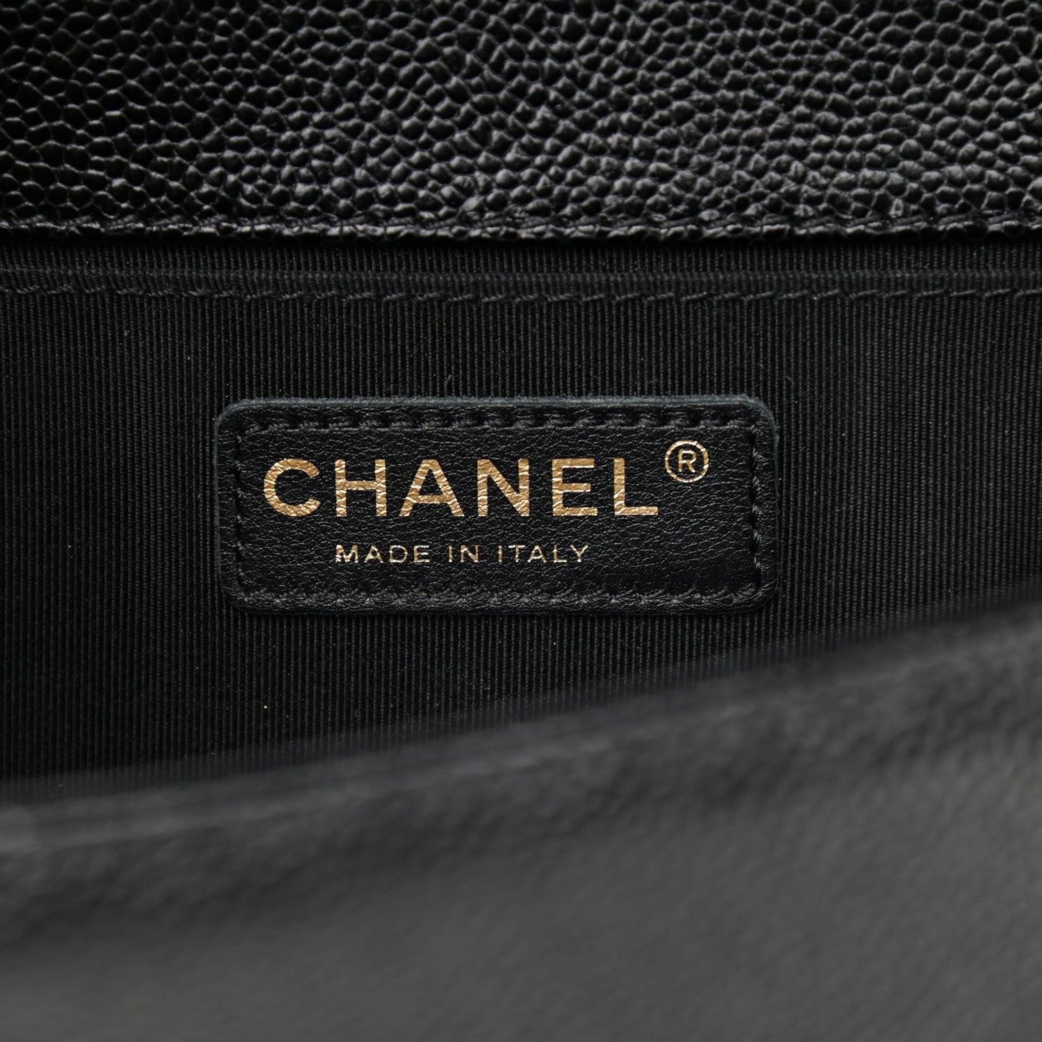 Chanel Caviar Quilted Medium Boy Flap Black 6 of 9