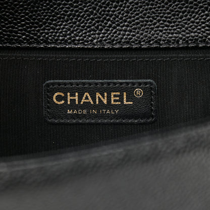 Chanel Caviar Quilted Medium Boy Flap Black 6 of 9