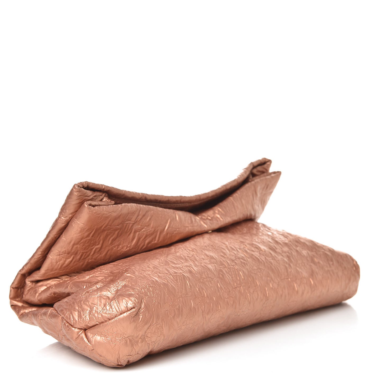 Jacquard Quilted Monogram Limelight Clutch GM Rose Gold