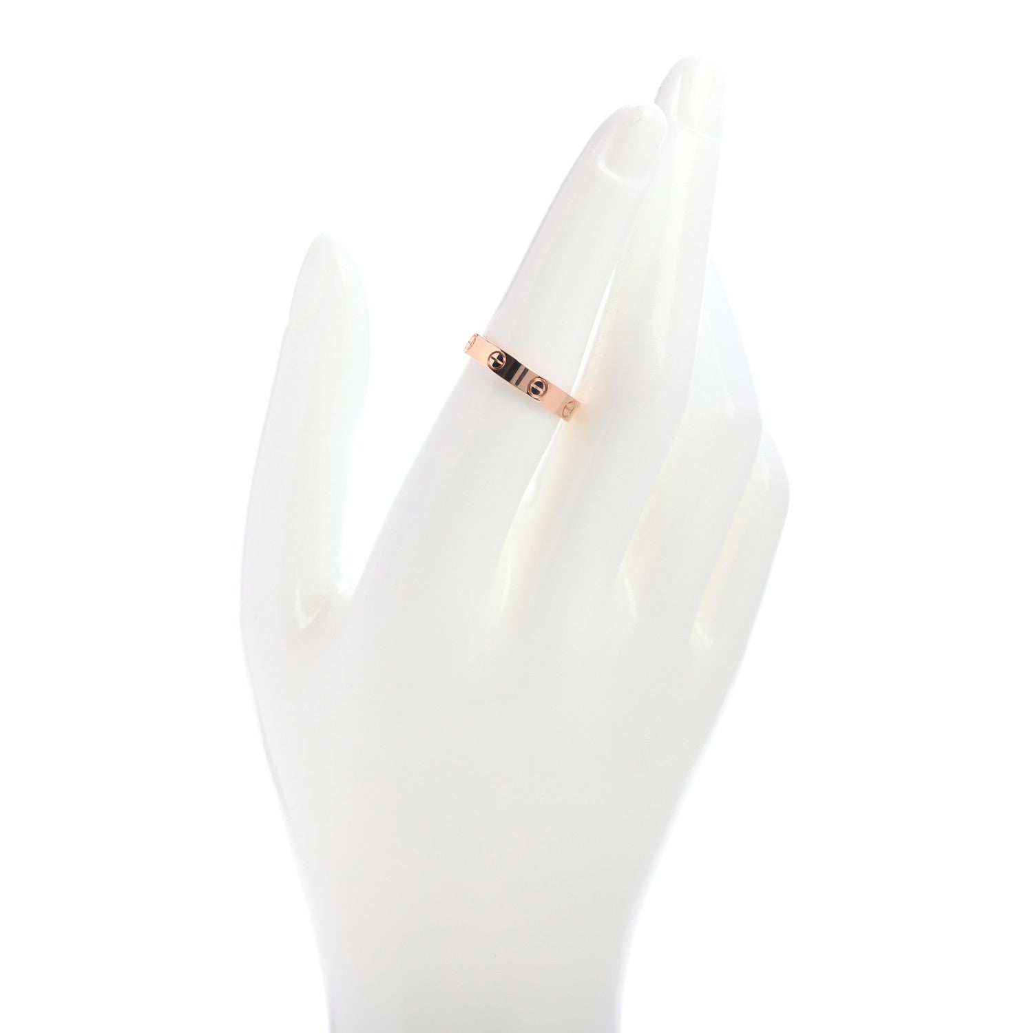 Cartier 18K Pink Gold 3.5mm LOVE Wedding Band Ring 54 7 2 of 4