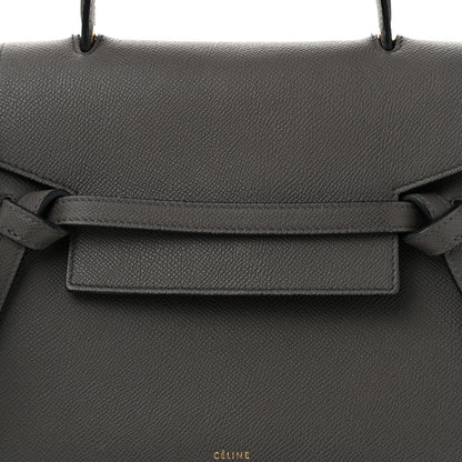 Celine Grained Calfskin Micro Belt Bag Grey 9 of 12