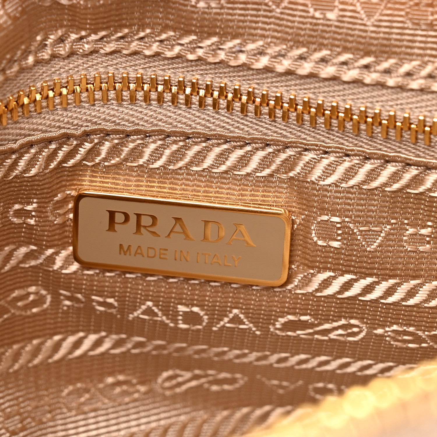Prada Re-Nylon Triangle Pouch Shoulder Bag Camel Brown 5 of 8