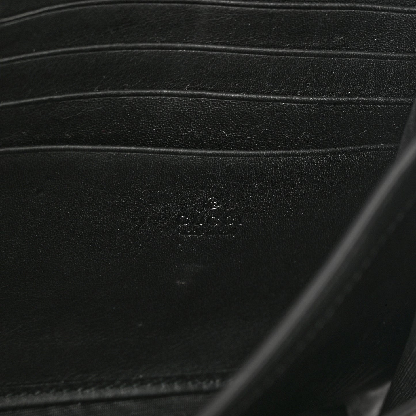 Velvet Matelasse GG Marmont Chain Wallet Black
