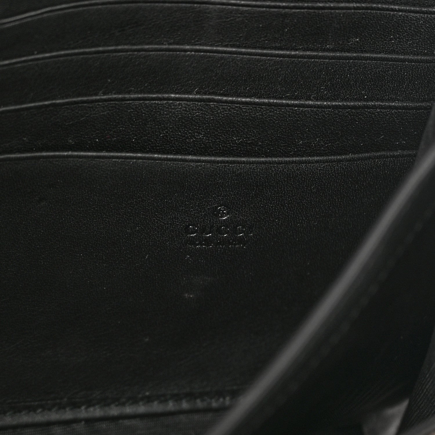 Gucci Velvet Matelasse GG Marmont Chain Wallet Black 6 of 18