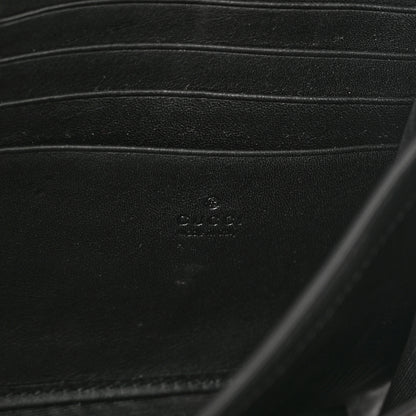 Gucci Velvet Matelasse GG Marmont Chain Wallet Black 6 of 18