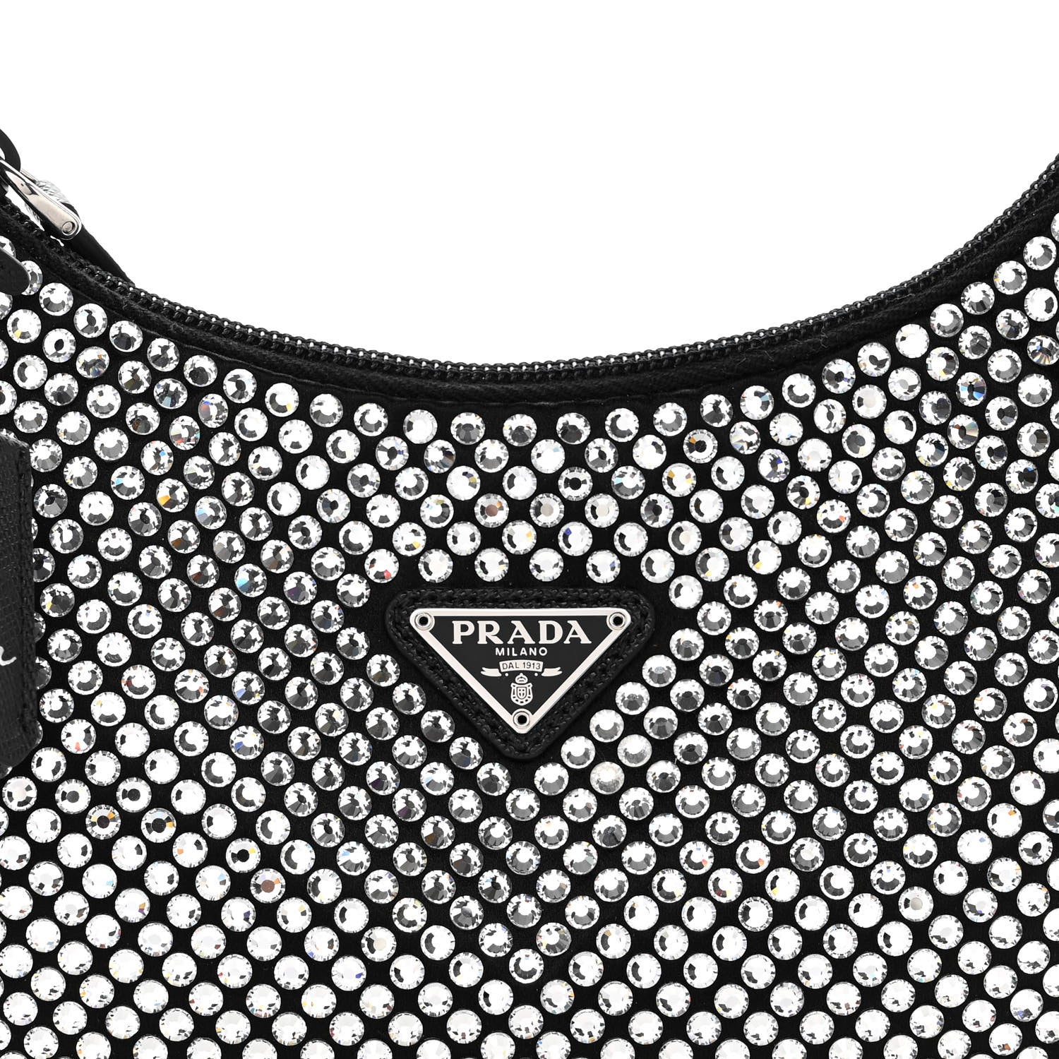 Prada Satin Crystal Mini Re-Edition 2000 Bag Cristal 8 of 9