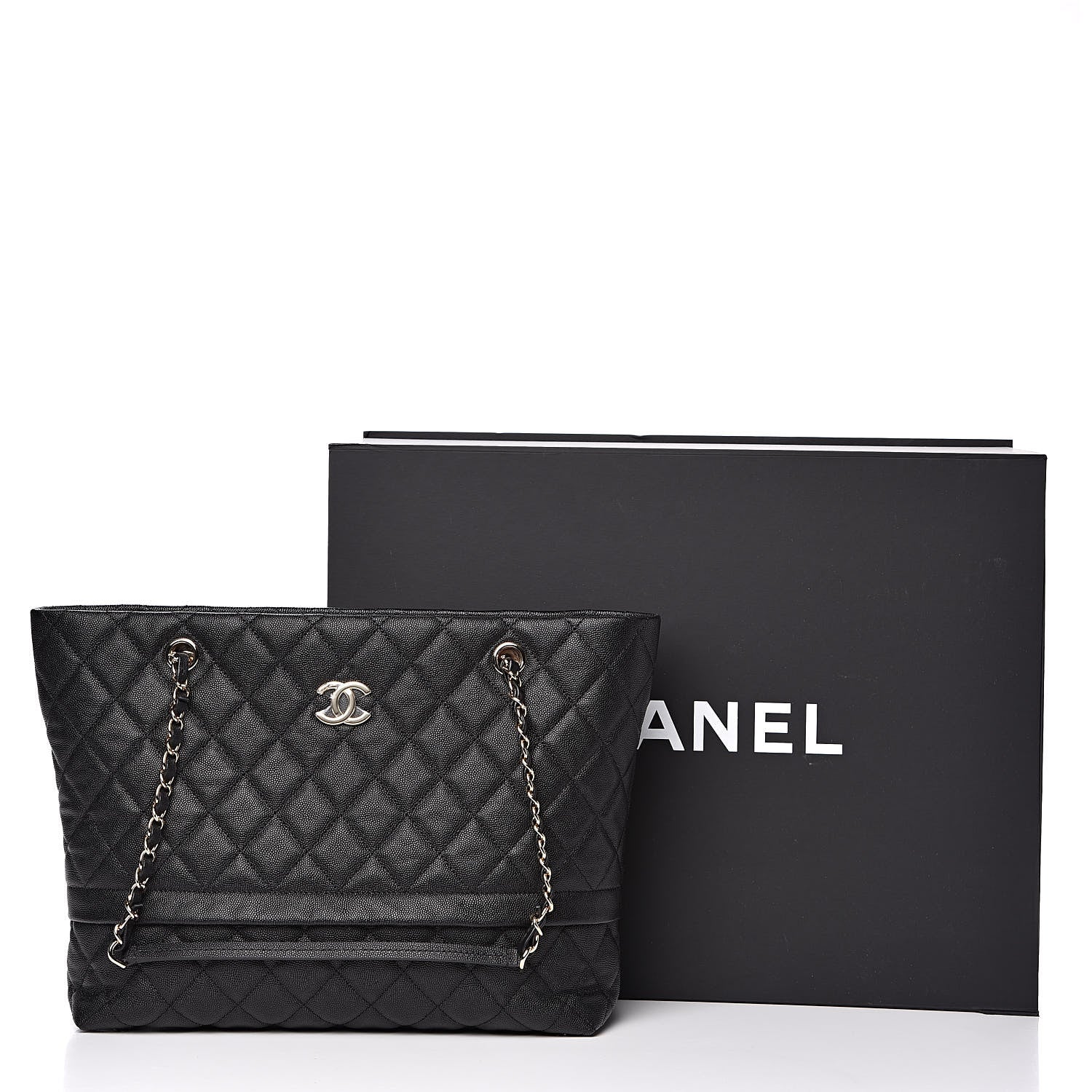 Chanel Caviar Quilted Rolled Up Tote Black 11 of 11