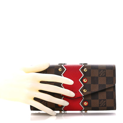 Louis Vuitton Damier Ebene Karakoram Sarah Wallet NM 2 of 12
