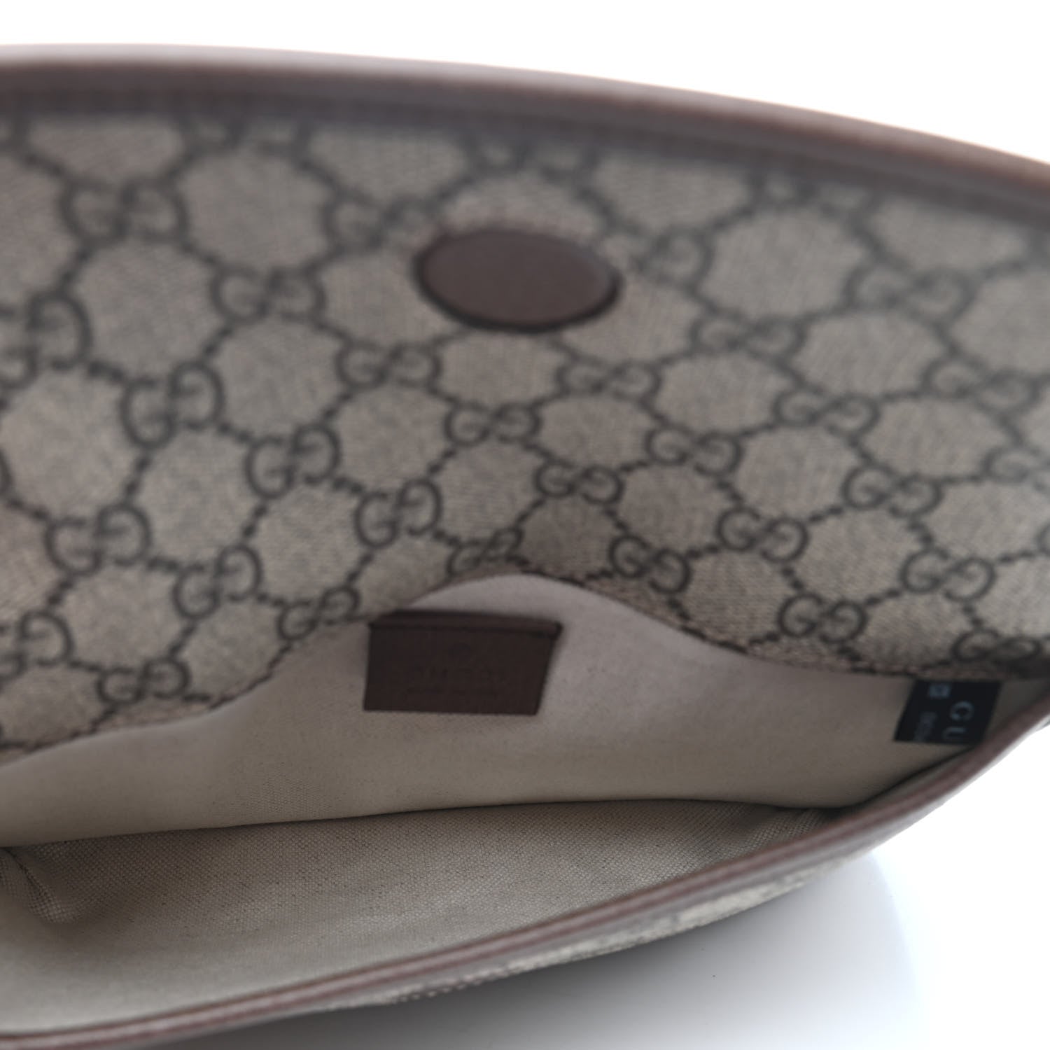 Gucci GG Supreme Monogram Neo Vintage Web Belt Bag Brown 4 of 4