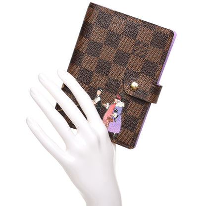 Louis Vuitton Damier Ebene Illustre Small Ring Agenda 2 of 6