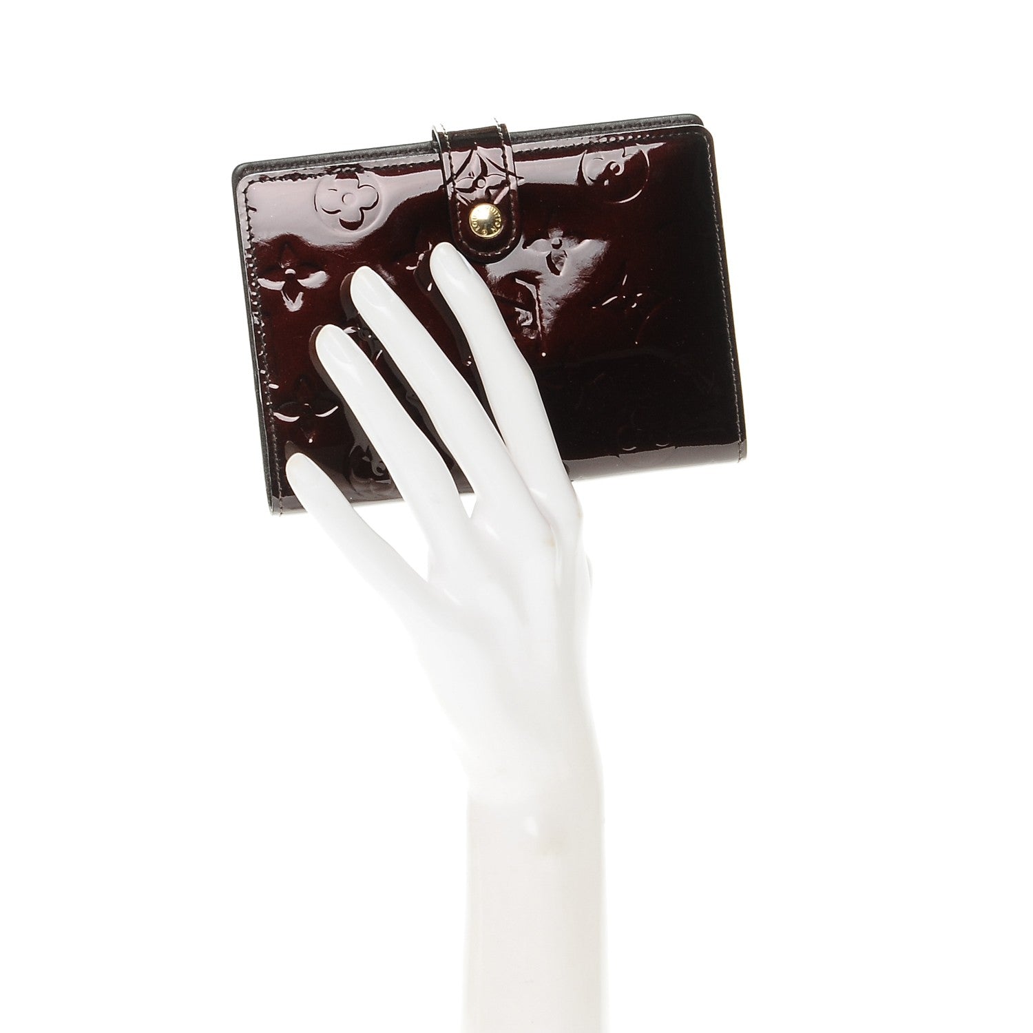 Louis Vuitton Vernis Small Ring Agenda Cover Amarante 2 of 6