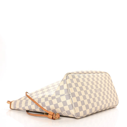 Louis Vuitton Damier Azur Neo Neverfull MM Rose Ballerine 5 of 9