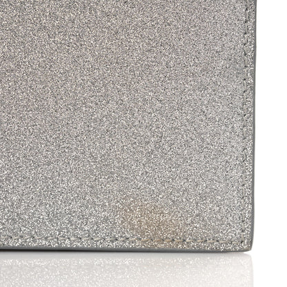 Jimmy Choo Coarse Glitter Calfskin Palace Wallet Silver 10 of 11