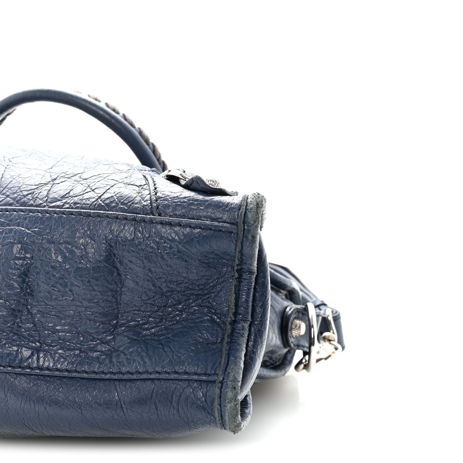 Balenciaga Agneau Giant 12 Silver Hardware S City Bleu Roi 10 of 10