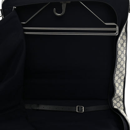 Gucci GG Supreme Monogram Web Savoy Garment Bag Beige Blue 7 of 9