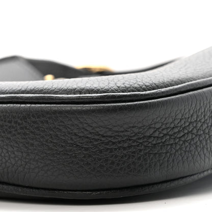 Gucci Pebbled Calfskin Small Jackie 1961 Hobo Black 10 of 11