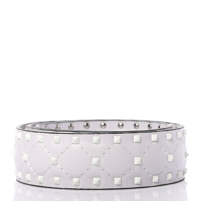 Valentino Garavani Lambskin Free Rockstud Spike Shoulder Strap Optic White 2 of 4