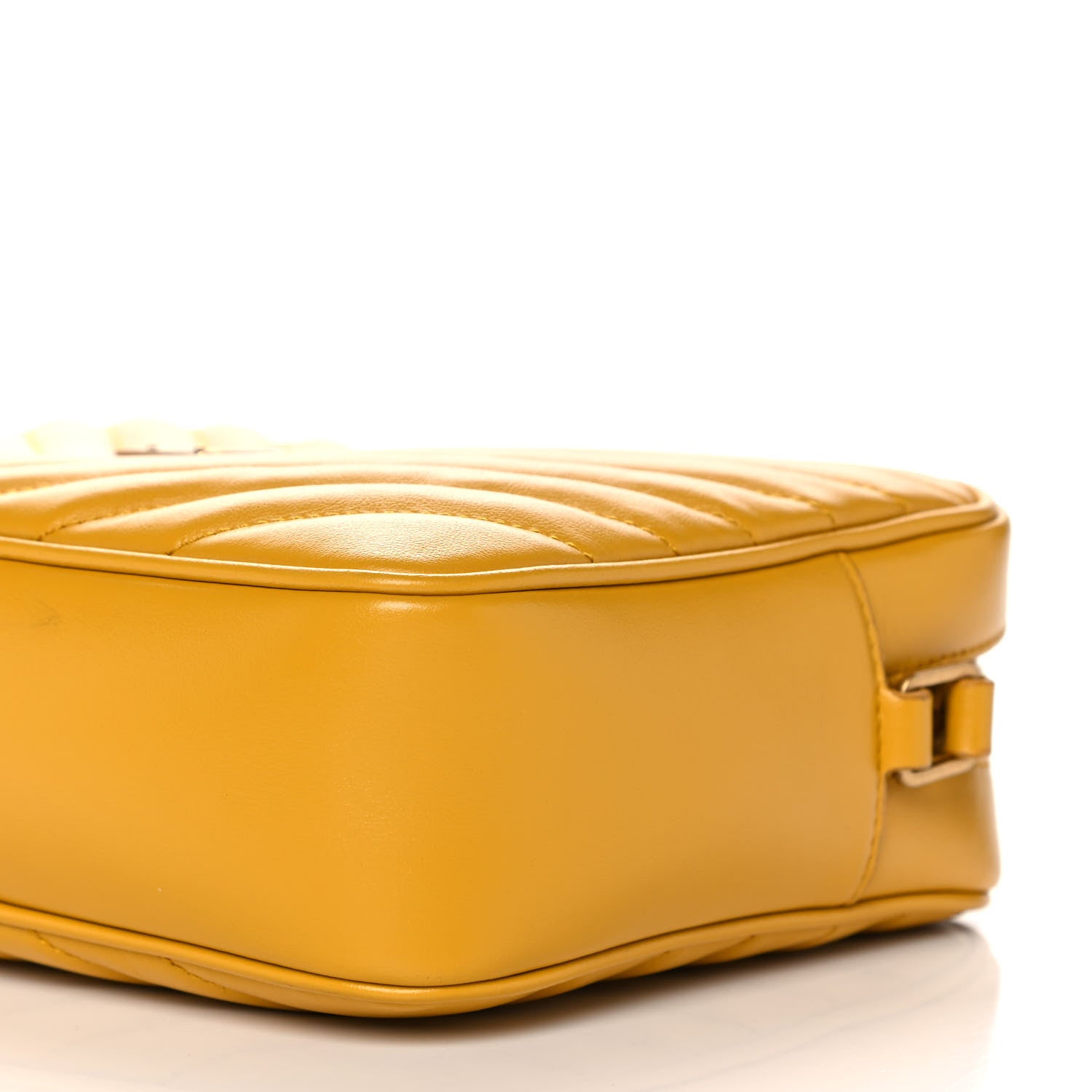 Saint Laurent Calfskin Matelasse Monogram Lou Camera Bag Safran 10 of 10