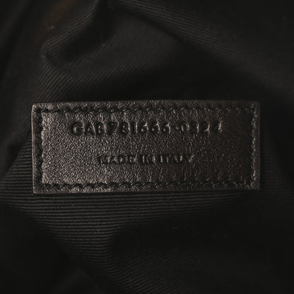 Saint Laurent Lambskin Matelasse Monogram Medium Jamie 4.3 Pochon Black 8 of 11