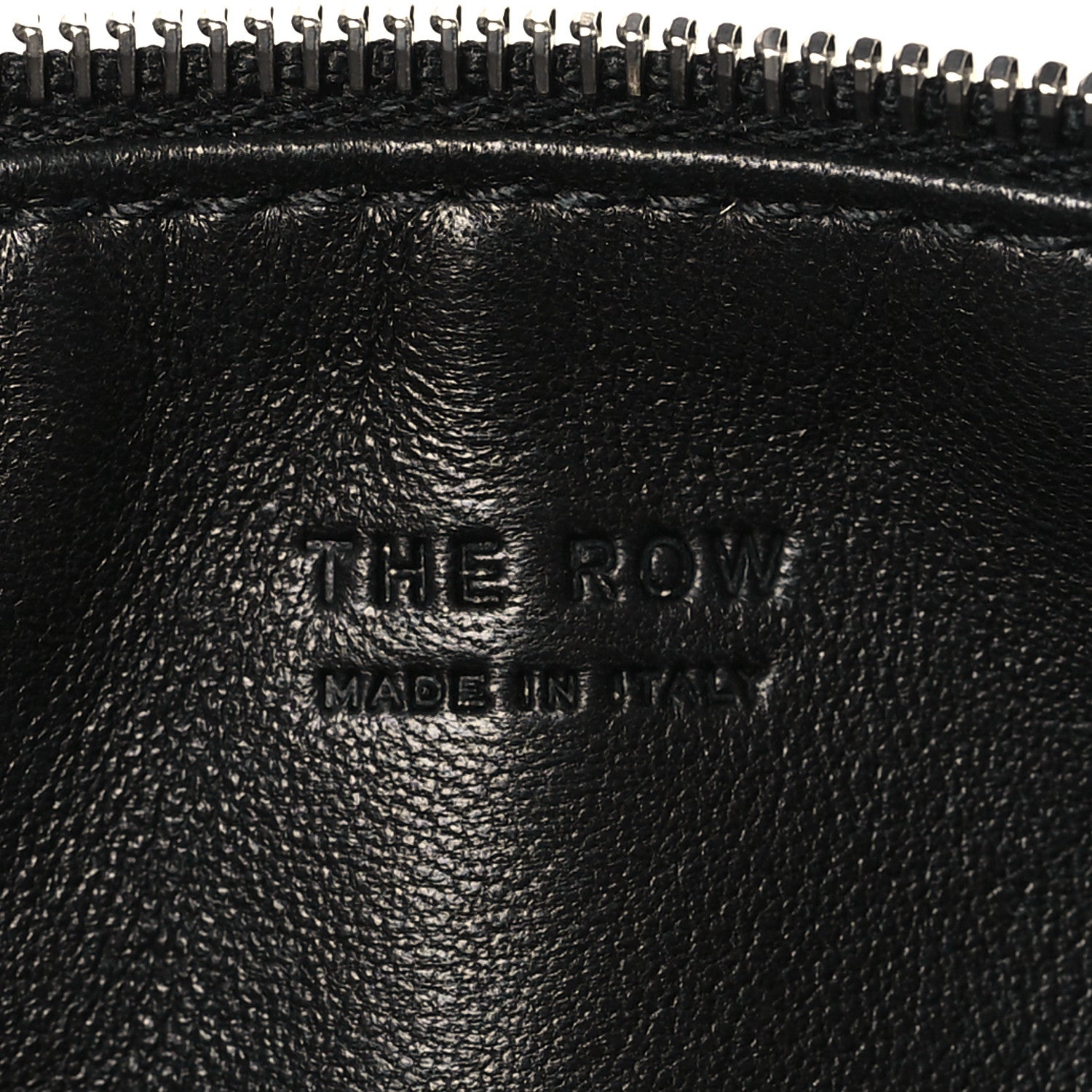 The Row Grained Calfskin 90's Bag Black 6 of 8