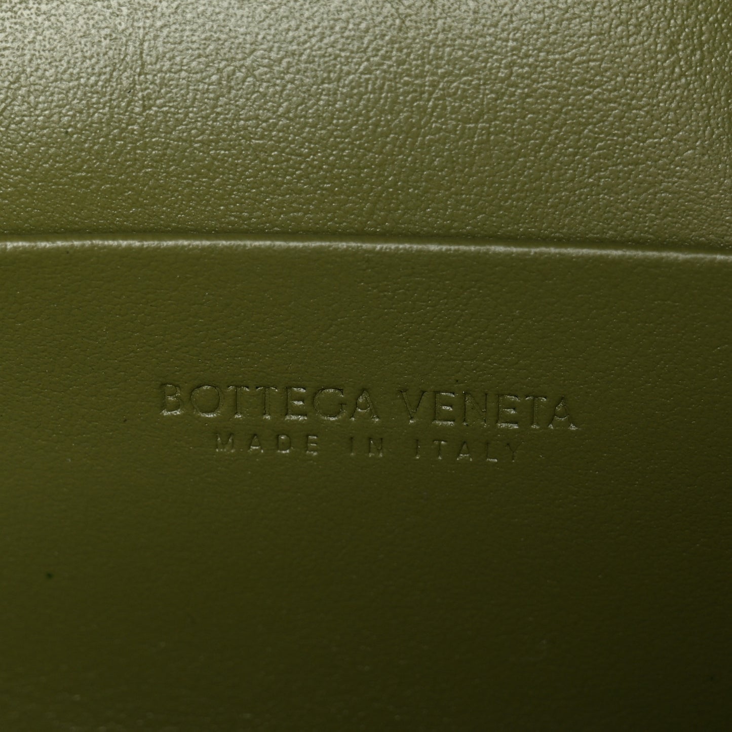 Calfskin Intrecciato Bang Bang Vanity Case Matcha