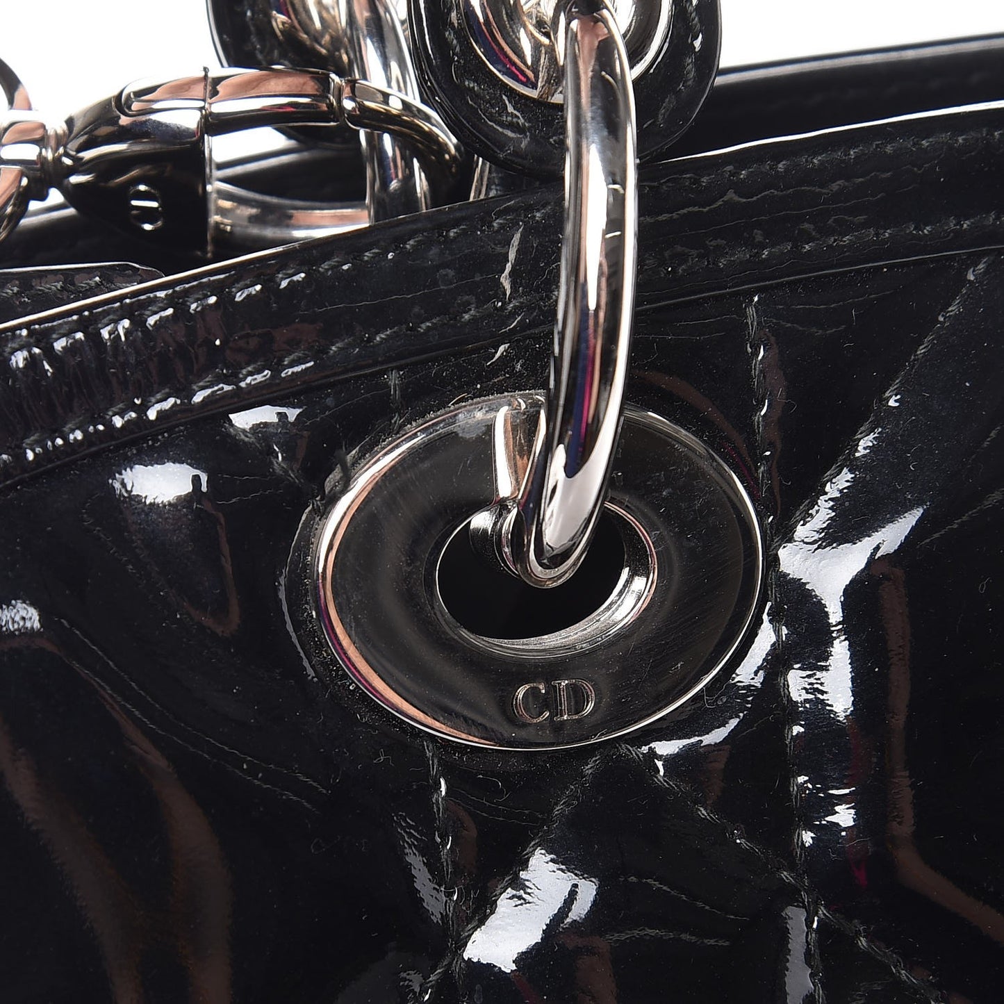 Patent Cannage Granville Small Tote Black