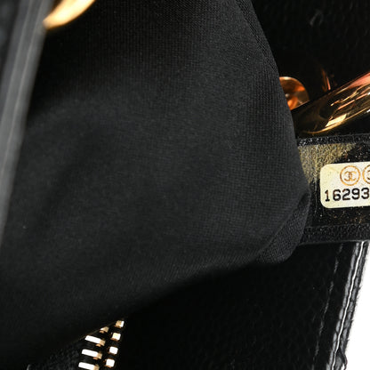 Chanel Caviar Quilted XL Grand Shopping Tote GST Black 7 of 12