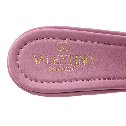 Valentino Garavani Nappa Quilted Roman Stud 65mm Slide Sandals 38 Giacinto 6 of 8