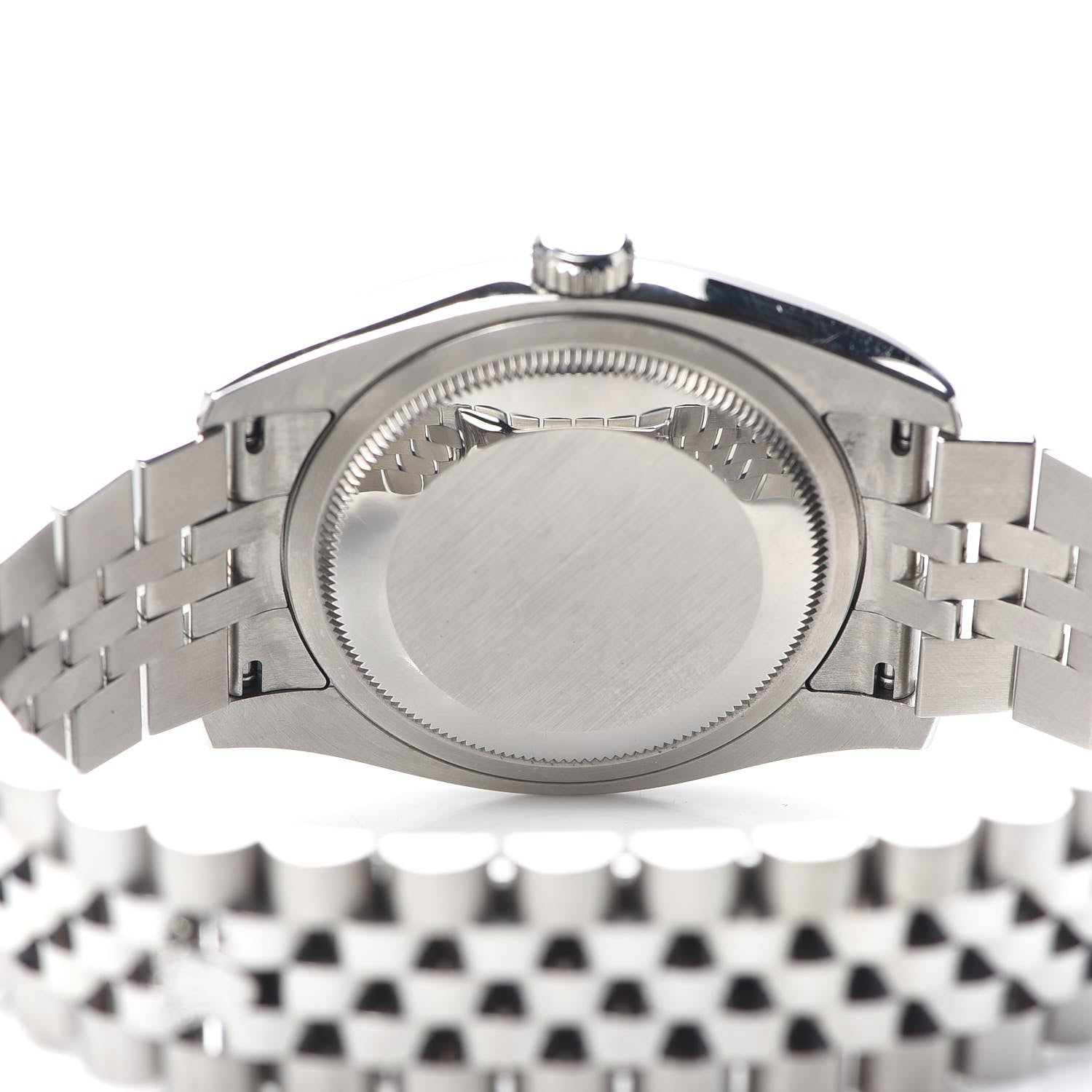 Rolex Stainless Steel 18K White Gold 36mm Oyster Perpetual Datejust Watch Pink Flowers 116234 4 of 7