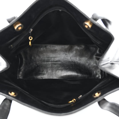 Chanel Caviar Large CC Shoulder Bag Black 7 of 14